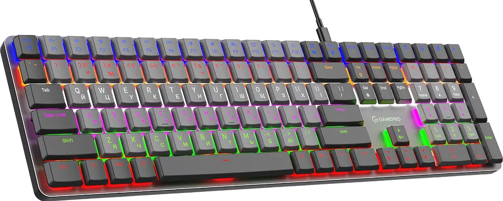 Клавіатура GamePro MK145R Red Swich RGB Dark Gray - фото 3