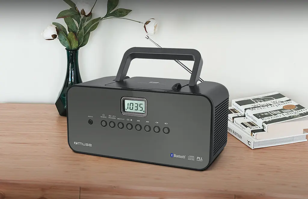 Радіоприймач CD Muse M-22 BT чорний - фото 5