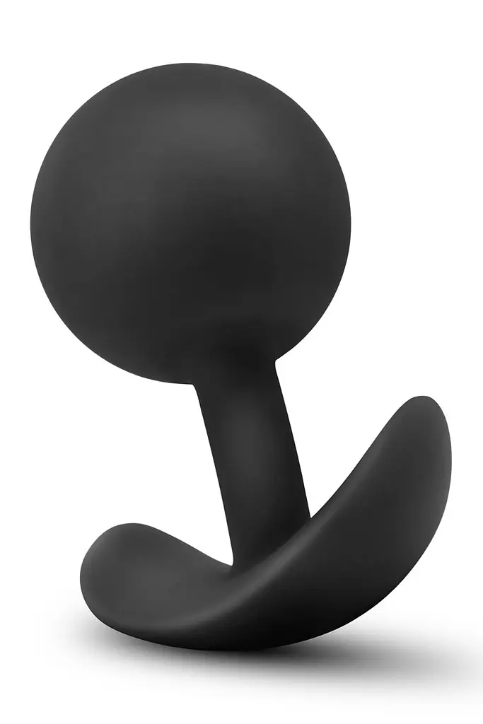 Анальна пробка Anal Adventures Platinum Plug 8.9 см (чорний) - фото 4