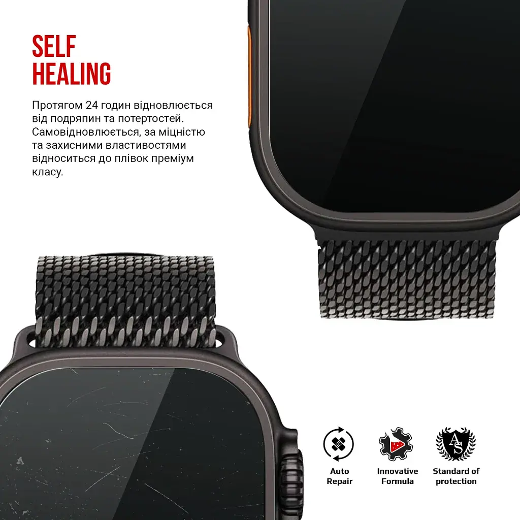 Плівка захисна Armorstandart hydrogel Apple Watch Ultra 4 49mm 6 pcs (ARM94006) - фото 3