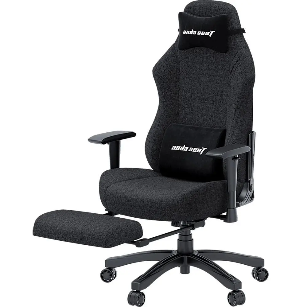 Кресло для геймеров Anda Seat Luna Pro Size L Dark Gray Fabric (AD18T-44-GB-F) - фото 4