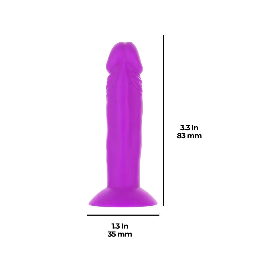 Набор фаллоимитаторов Addiction Silly Willy 3.3” Silicone Dildo, 3 цвета, 12 шт - фото 12