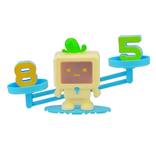 Гра-балансир "Математичні ваги: Робот" BY-6003, ваги, цифри, гирі-роботи, в коробці (6900001629030) - фото 5