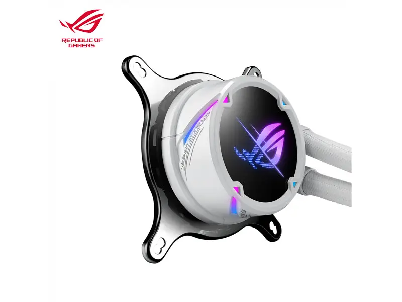 Водяне охолодження Asus ROG Strix LC II 360 ARGB White Edition (90RC00F2-M0UAY0) - фото 4
