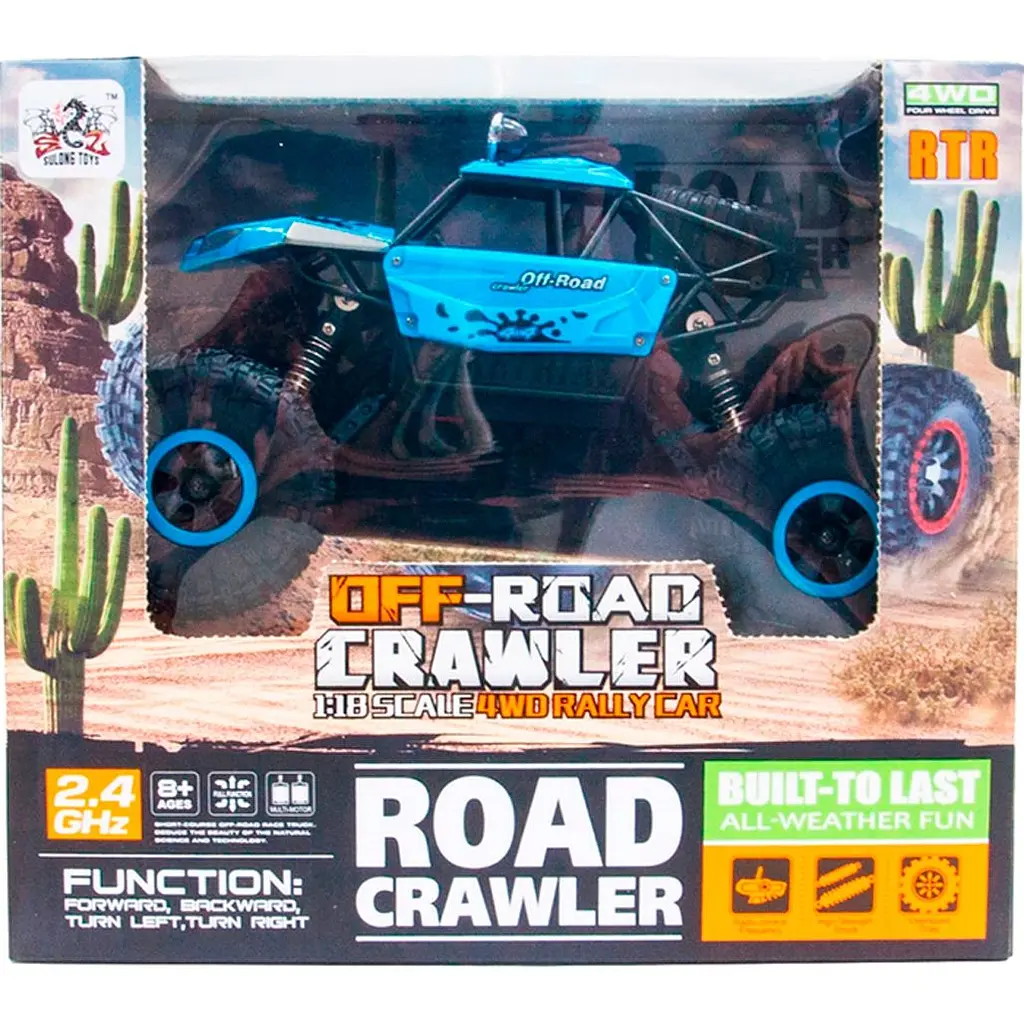 Машинка на радіокеруванні Sulong Toys 1:18 Off-road Crawler Super Sport Blue (SL-001RHB) [114187] - фото 7