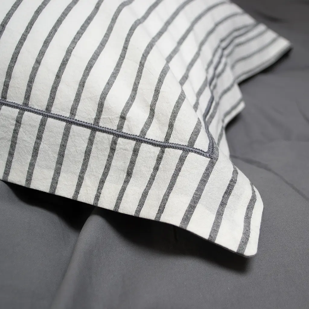 Постельное белье Lotus Home - Timeless антрацит семейный - фото 5