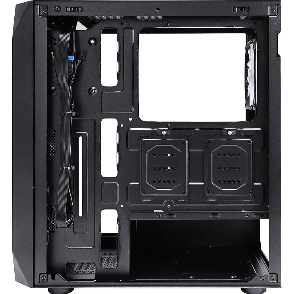 Корпус 1stPlayer AY7-BK-4F1 Black [134426] - фото 6