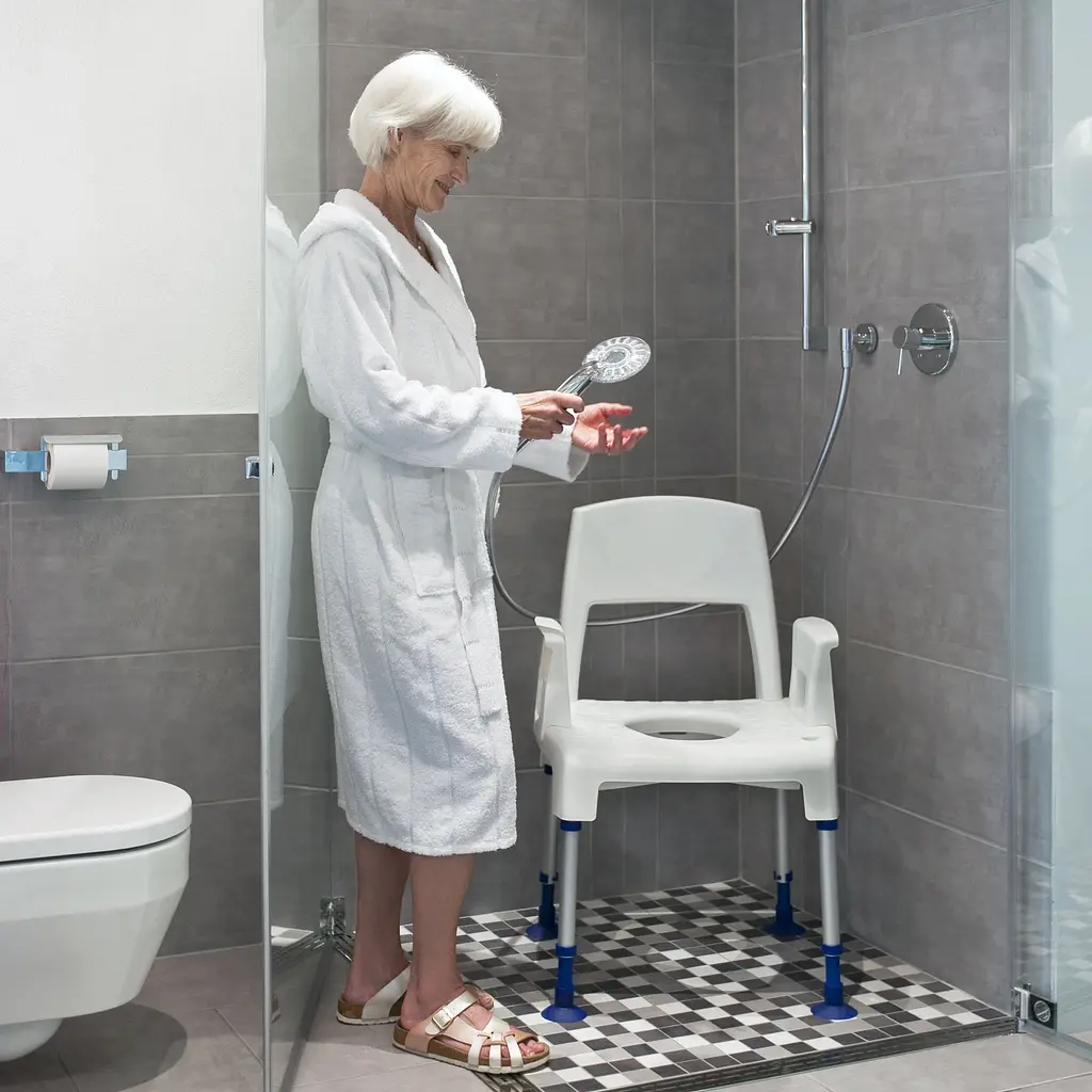 Душовий стілець-туалет Invacare Aquatec PICO 3-в-1 (1525887-2842) - фото 7