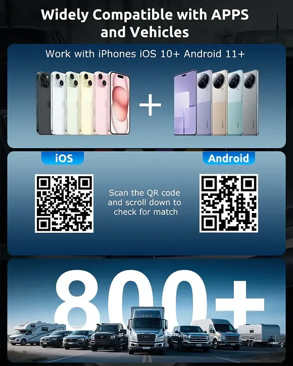 Бездротовий адаптер ESSGOO CarPlay для Apple CarPlay та Android Auto, сумісний із системами iOS 10+ та Android 11+ - фото 4