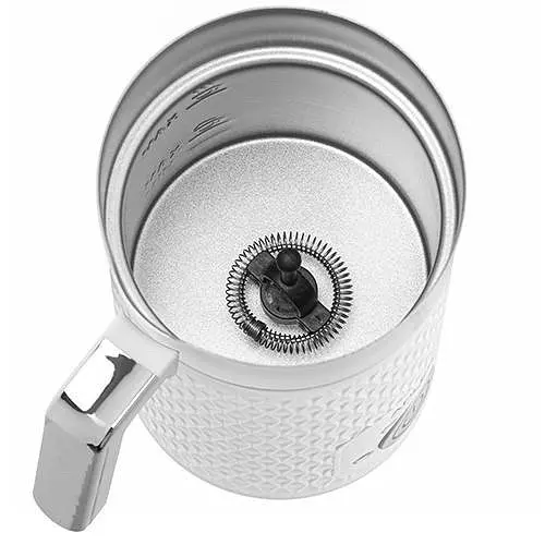 Вспениватель для молока Adler AD 4494 300 мл капучинатор белый подогрев и холодная пена - фото 7