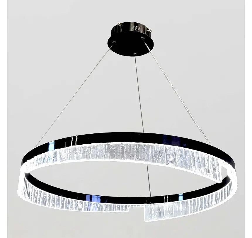 Світлодіодна підвісна люстра Artlight 2001/60BK, 50 Вт, чорна - фото 3