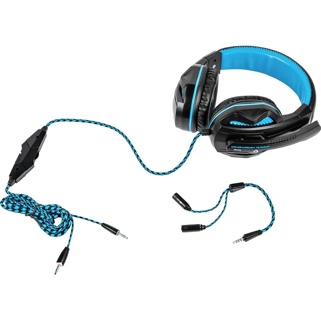 Навушники Gemix W-360 black-blue - фото 3