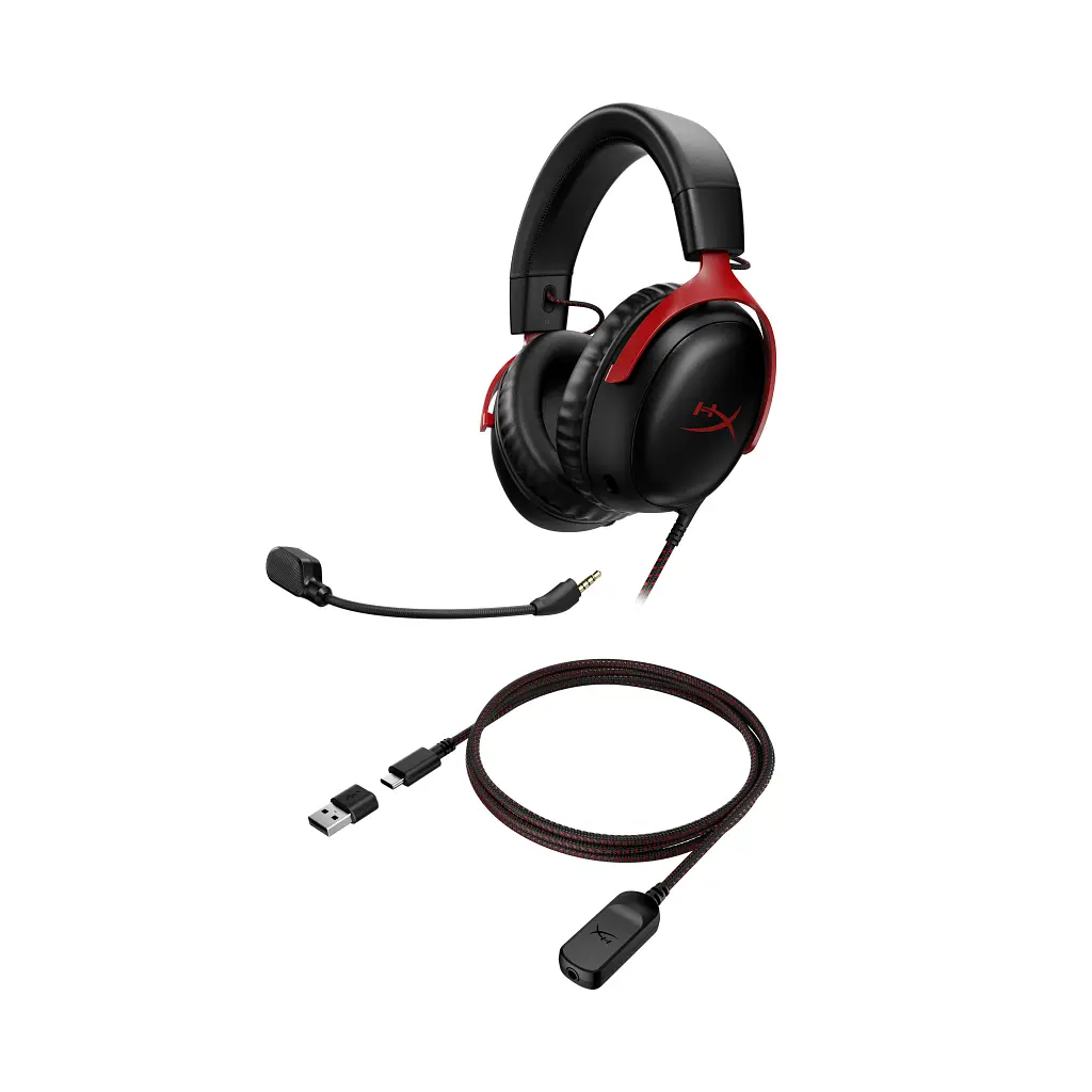 Навушники HyperX Cloud III Black-Red (727A9AA) - фото 7