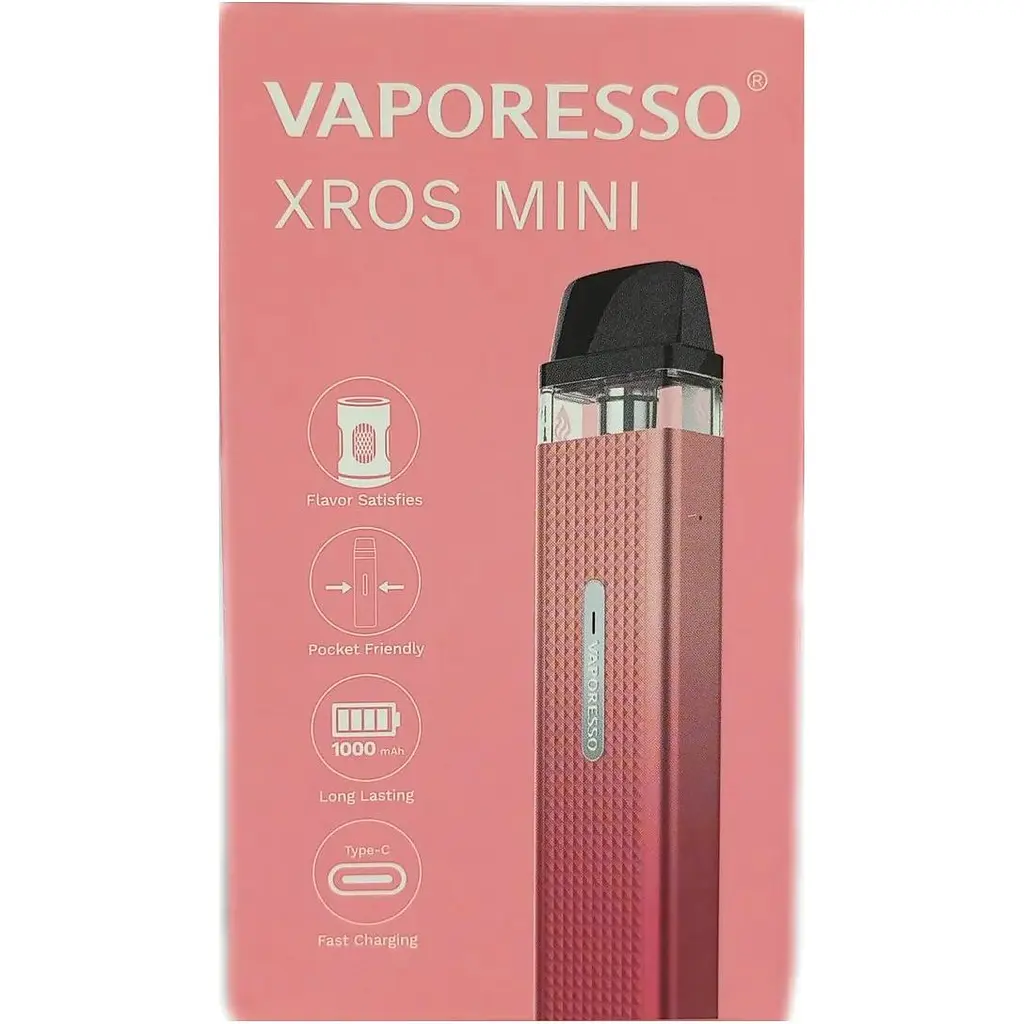 Под-система електронна сигарета Vaporesso XROS Mini Pod Kit 1000mAh 2ml Sakura Pink (10258) - фото 3