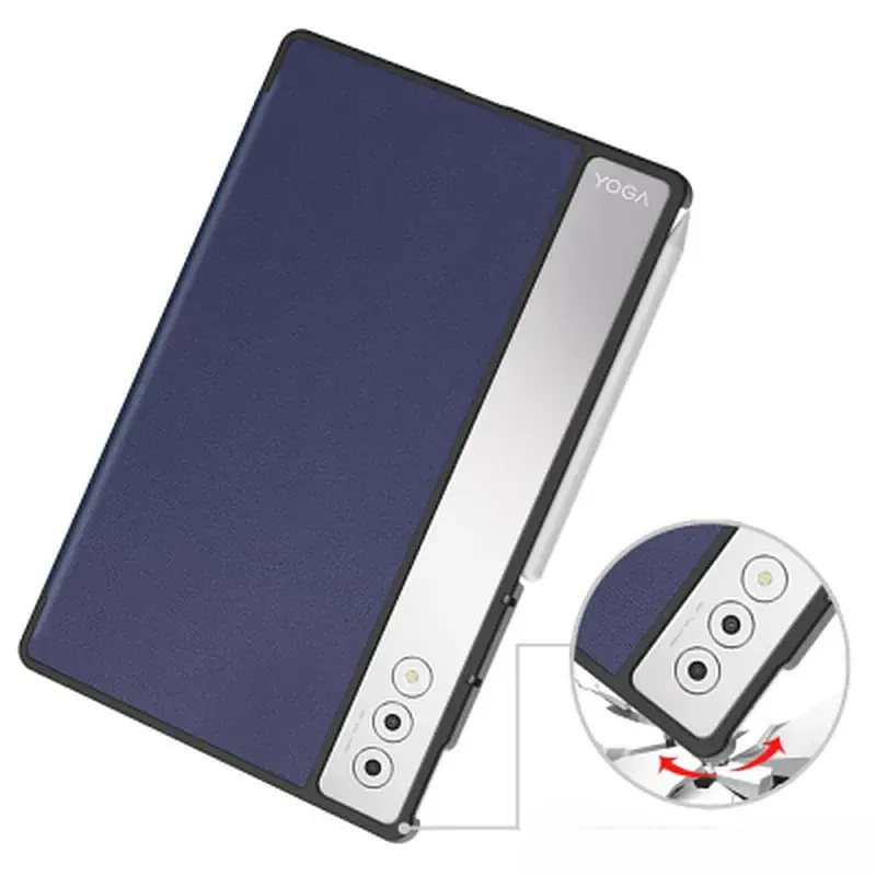 Чохол до планшета BeCover Smart Case Lenovo Yoga Tab Plus 12.7" Deep Blue (713430) - фото 4