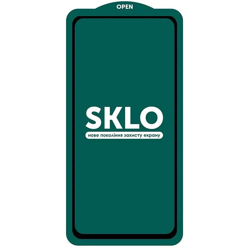 Захисне скло SKLO 5D (тех.пак) для Xiaomi Poco X8 Pro / F8 Pro / F9 Pro Чорний