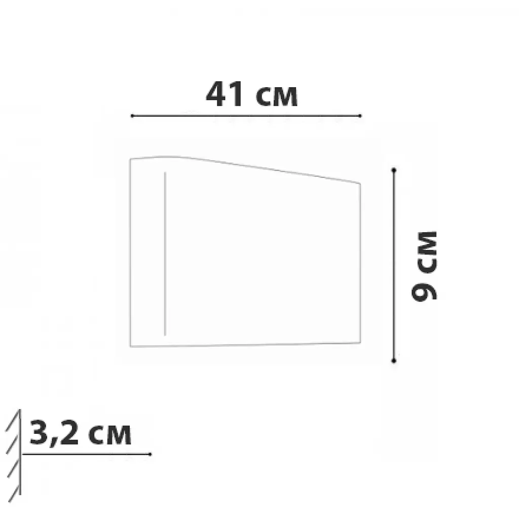 Бра Friendlylight Brick M Black FL4070 - фото 3