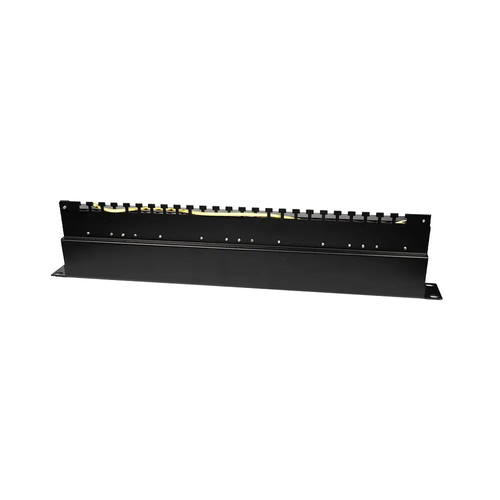 Патч-панель 24 порти NVC-PN-12/24 CAT5/CAT6 19" 1U екранована (73-00145) - фото 5