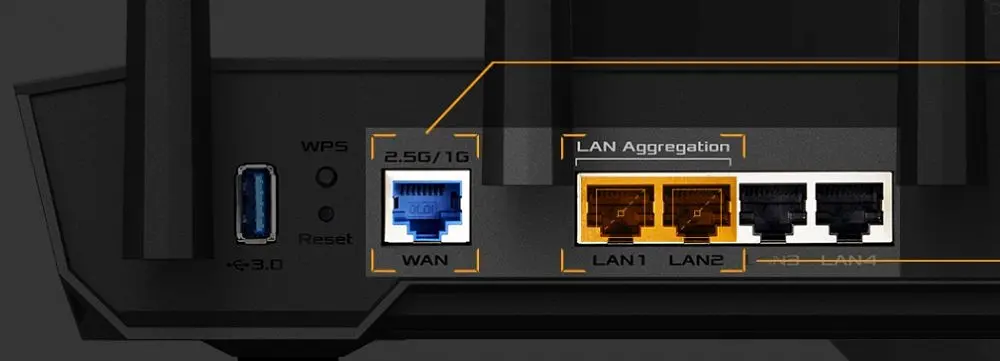 ASUS Маршрутизатор TUF-AX4200 4xGE LAN 2,5xGE WAN 1xUSB3.2 MU-MIMO OFDMA MESH gaming - фото 9