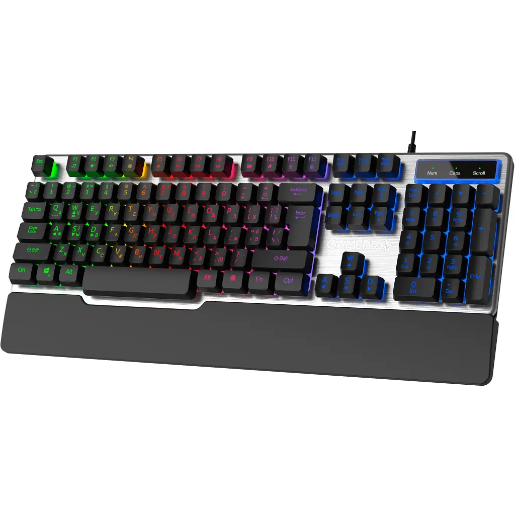 Клавіатура GamePro GK599 Stinger USB Grey (GK599) - фото 3
