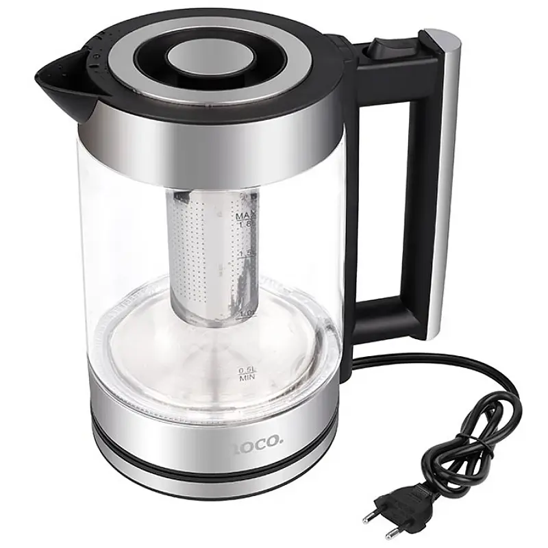 Електрочайник HA01A Kitchen high (1.8L) Stainless Steel Hoco kuh0017486 - фото 3