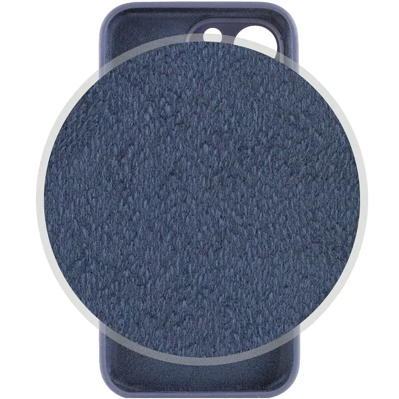 Чохол Silicone Case Full Camera Protective AA для Apple iPhone 14 Pro 6.1" Темно-синій / Midnight blue - фото 3