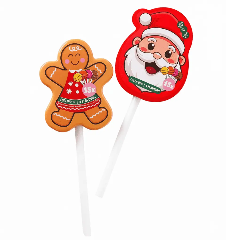 Різдвяні льодяники Becky's Lollipops XXL Санта 15шт 135г - фото 3