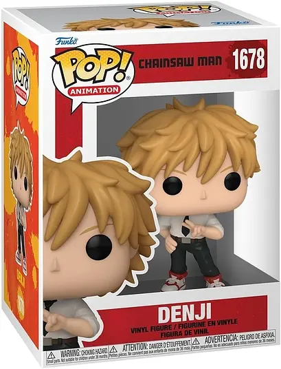 Коллекционная фигурка Funko Pop Человек бензопила Денджи Chainsaw Man Denji 10 см FP CM D 1678 - фото 3