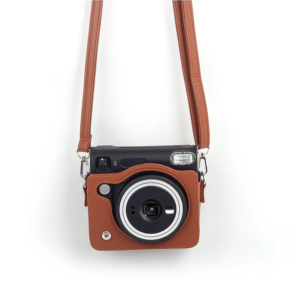 Чехол для фотоаппарата Fujifilm Instax Square SQ40 коричневый - фото 5
