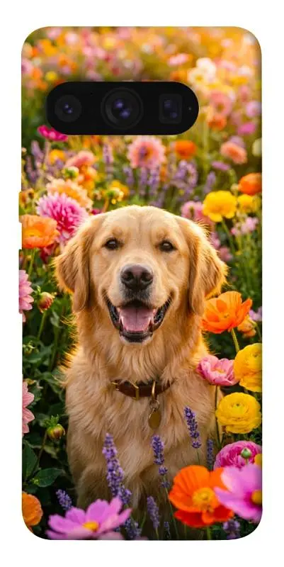 TPU чохол Demsky Flowery labrador для Google Pixel 8 Pro