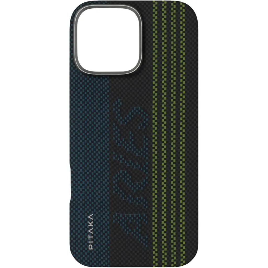 Чехол Pitaka MagEZ Tactile Woven Aries для Apple iPhone 16 Pro Credit Card (KI1601CR) [136821] - фото 6