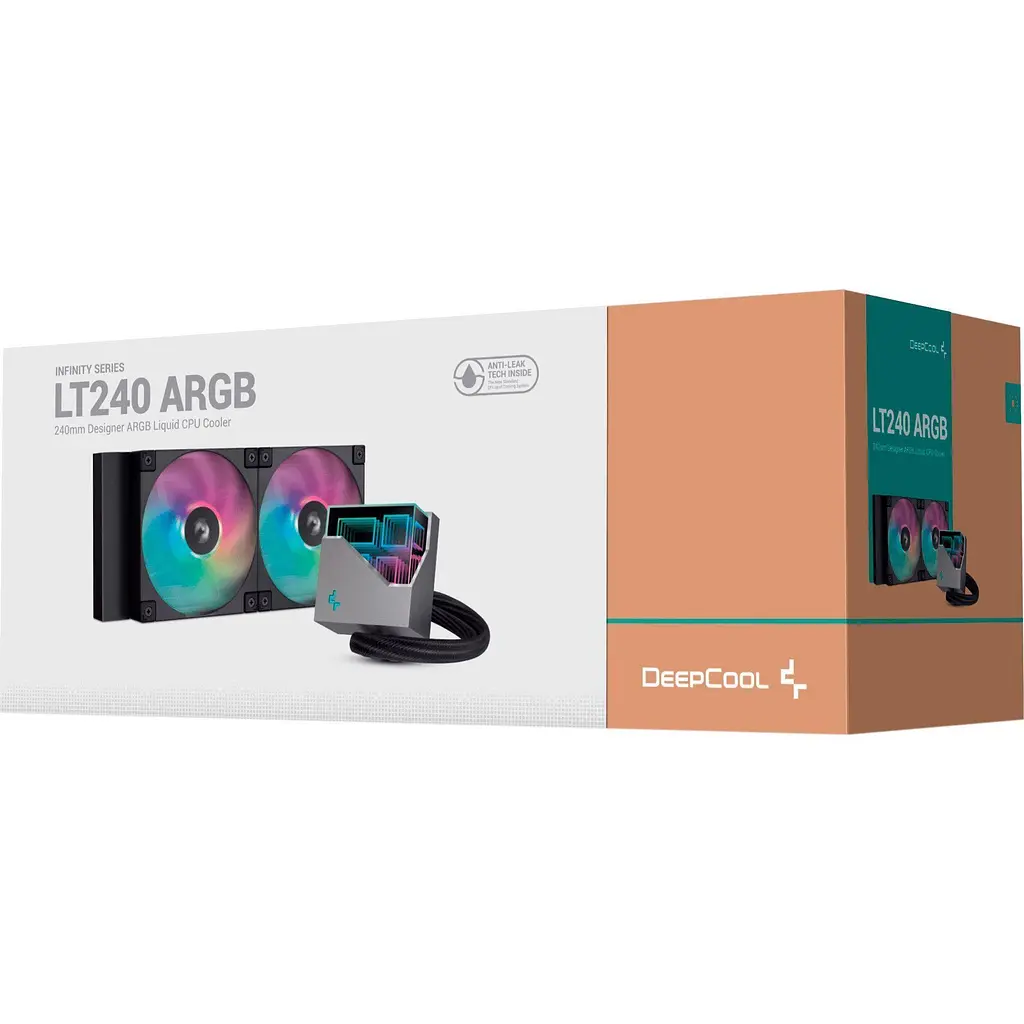 Система водяного охолодження Deepcool LT240 ARGB Black (R-LT240-BKAMNC-G-1) UA [150130] - фото 6