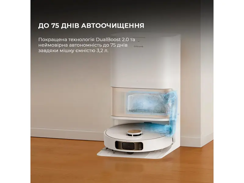 Робот-пилосос з вологим прибиранням Dreame L10s Pro Ultra Heat (RLL82CE) - фото 3