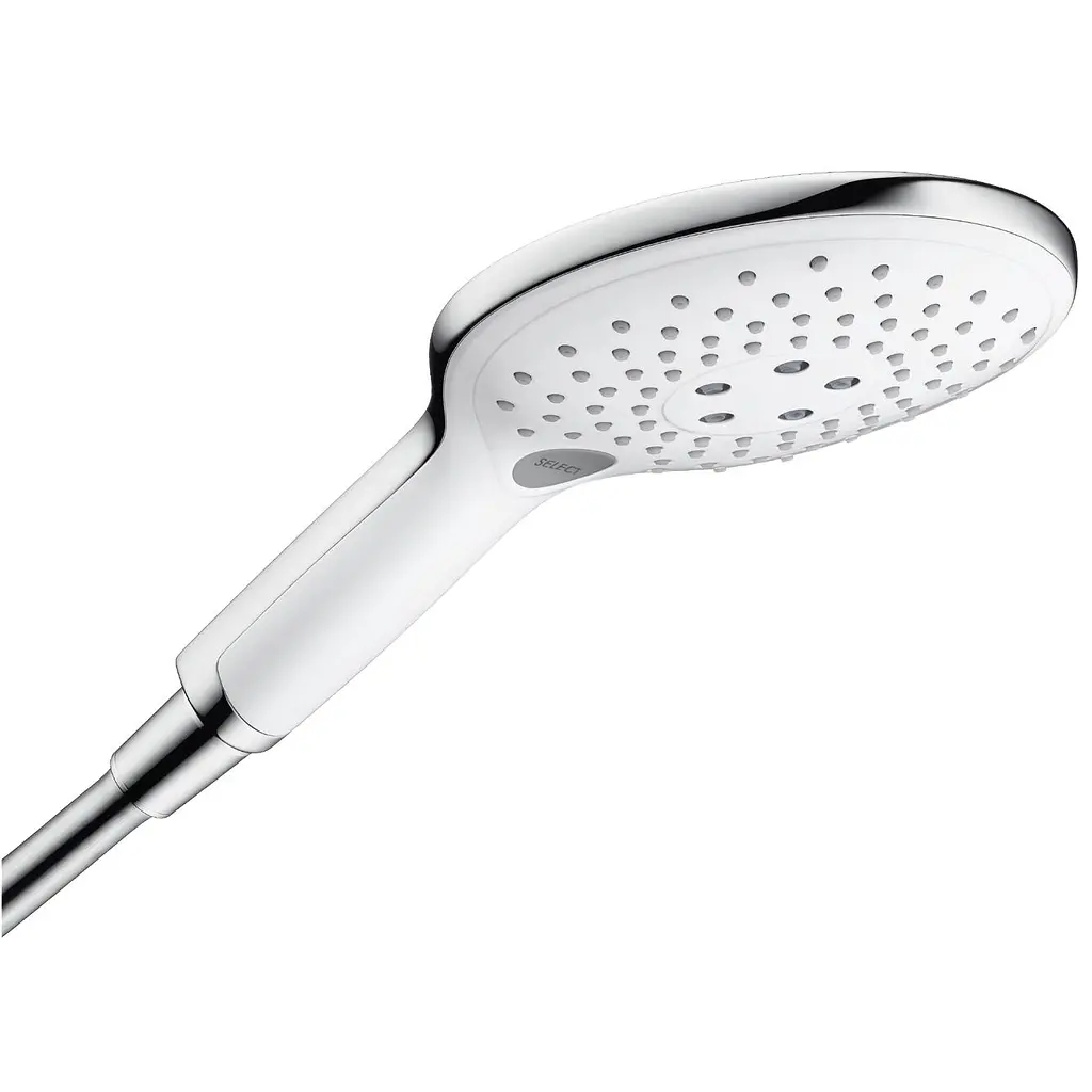 Ручний душ Hansgrohe Raindance Select S 150 3jet EcoSmart White/Chrome 28588400, Хром - фото 2