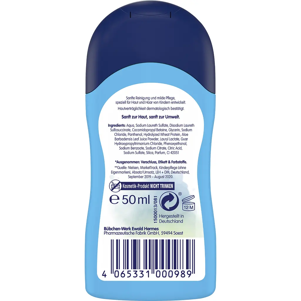 Шампунь для волосся та тіла Bubchen Юний спортсмен 50 мл - фото 2