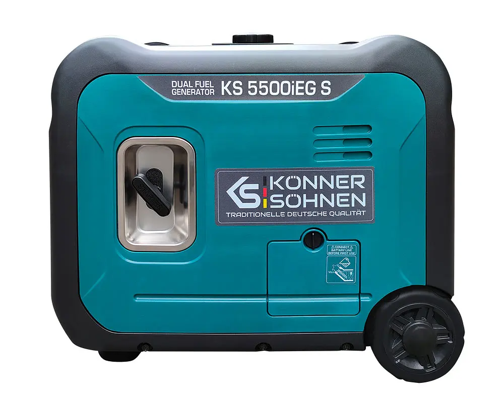 Інверторний генератор газ/бензин Konner&Sohnen 5/5.5 кВт KS 5500iEG S - фото 2