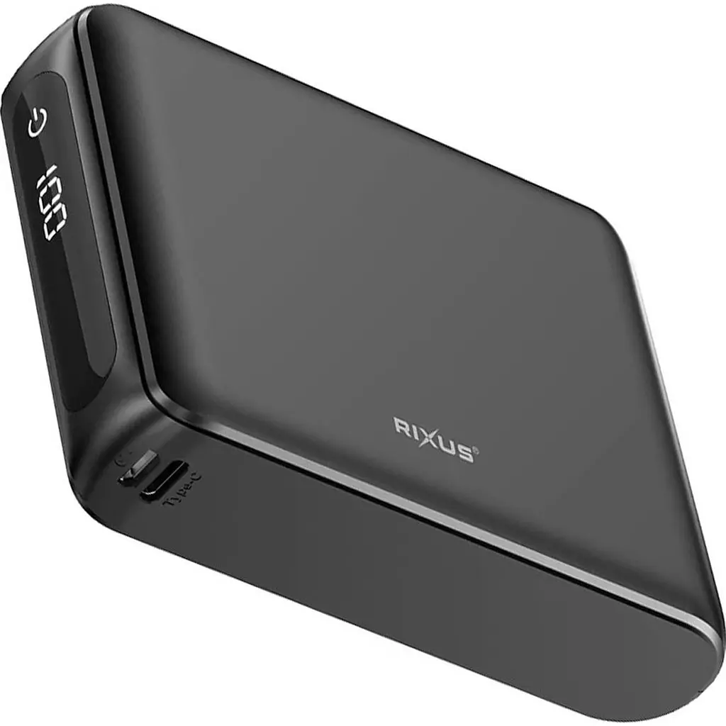 Зовнішній акумулятор Rixus RXPB25 20000mAh 22.5W Black (F90280A6BF) [172723] - фото 3