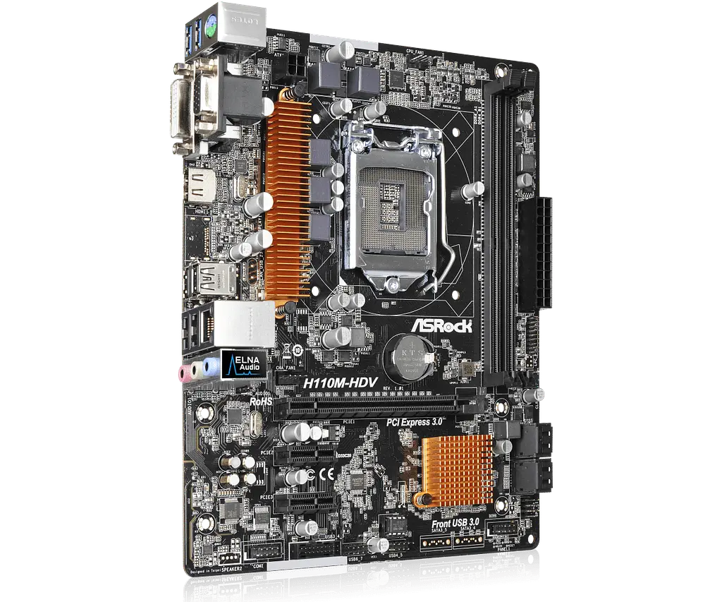 Материнська плата ASRock H110M-HDV LGA 1151 (H110M-HDV) Б/В - фото 3