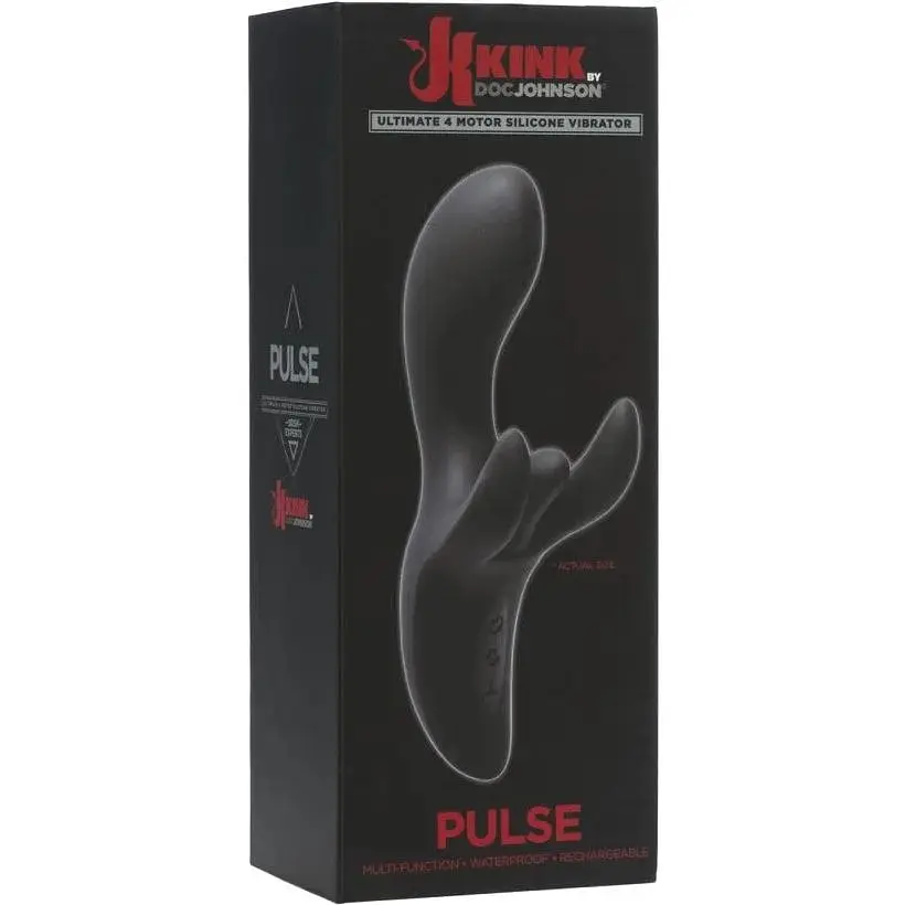 Вібратор-кролик Doc Johnson Kink - Pulse - Ultimate 4 Motor silicone Vibrator - фото 4