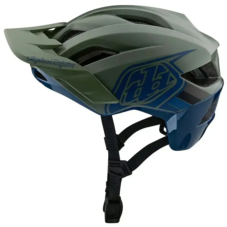 Велошлем Troy Lee Designs Flowline SE Helmet Badge Green/Blue M/L (1106-110568053) - фото 2