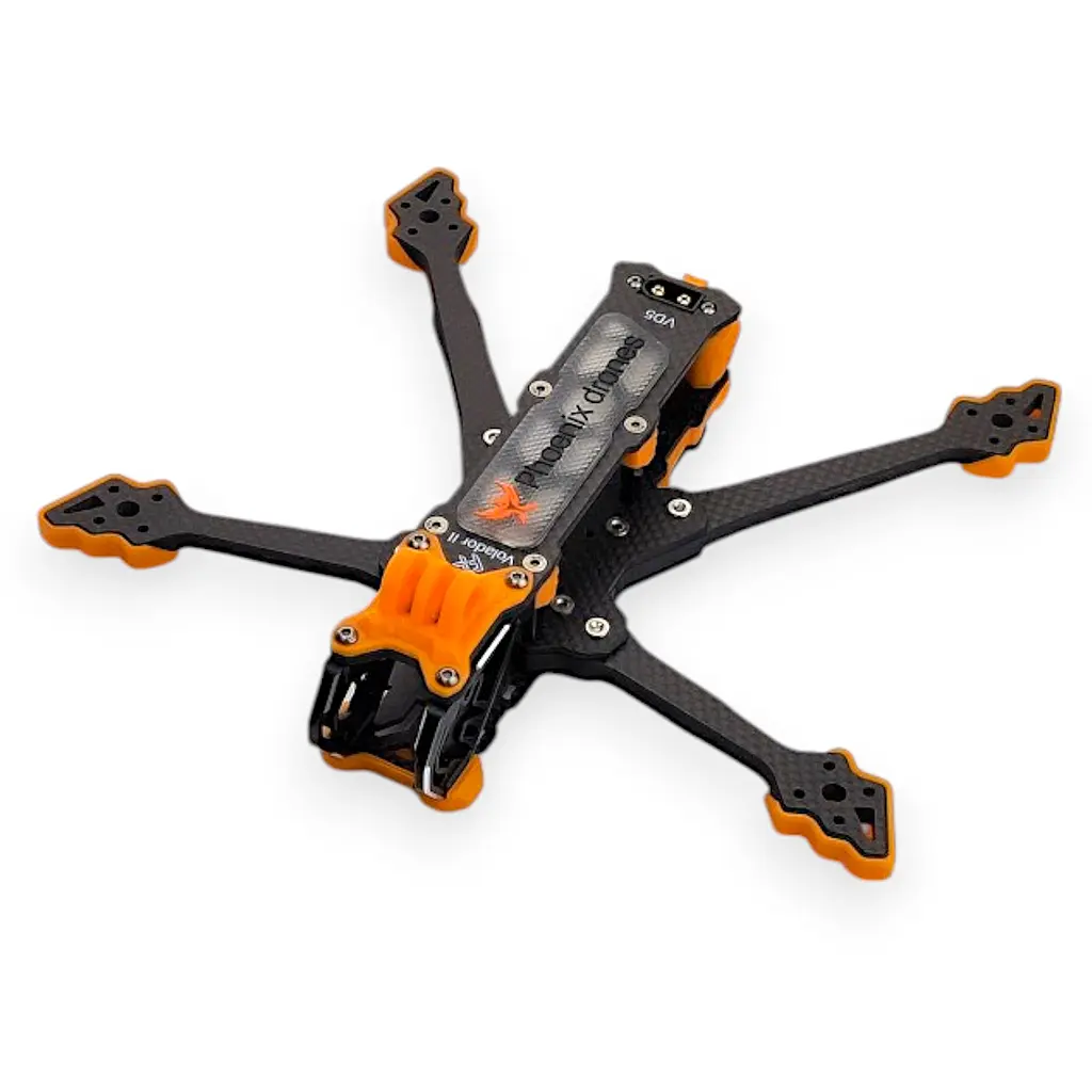 Рама карбонова Volador Ⅱ VX5 T700 DeadСat Phoenix drones edition для 5 дюймового дрона - фото 2