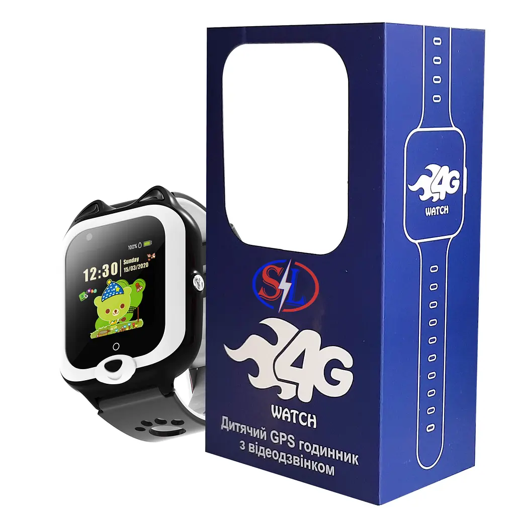 Дитячий GPS годинник SparkLine SL-18M Android 8.1 Black (sl18m) - фото 4