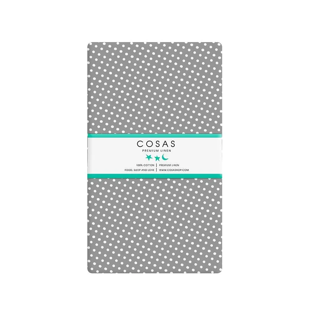 Комплект постільної білизни Cosas євро GREY CROWN 200 x 220 см (Crown_Grey_1_70) - фото 5