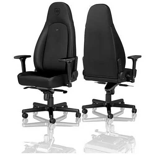 Компютерне крісло для геймера Noblechairs Icon Gaming Black Edition (NBL-ICN-PU-BED) - фото 2