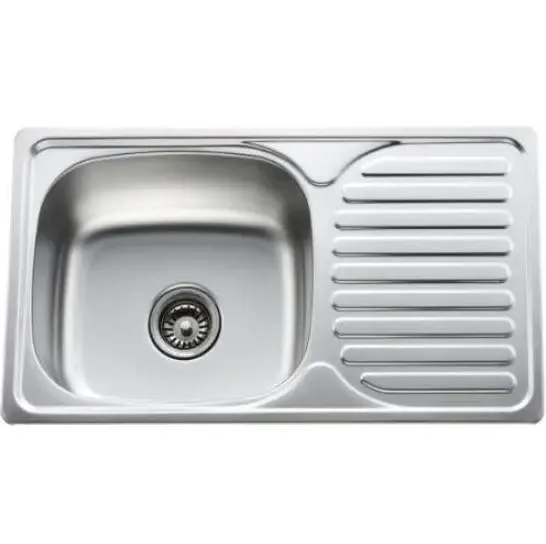 Мийка кухонна Kraft 7642 D Decor з сушаркою 760x420x180x0,8 мм Нержавіюча сталь 30412 - фото 4