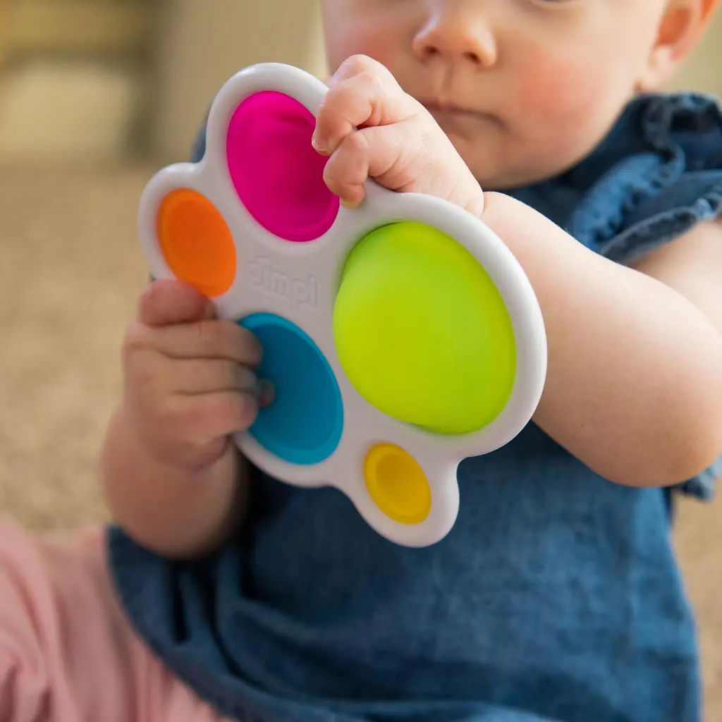 Прорізувач та тактильна іграшка Fat Brain Toys dimpl Натисни на кулю (F192ML) - фото 3