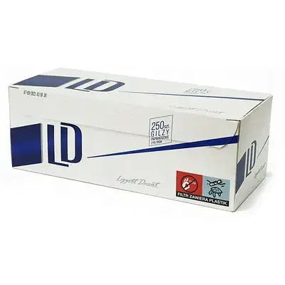 Гильзы для набивки сигарет LD 8х15 мм Blue 250 шт. - фото 2