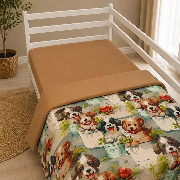 Підковдра MirSon Ranforce Elite Puppy Garden 110 x 140 см (2200013686217) - фото 7
