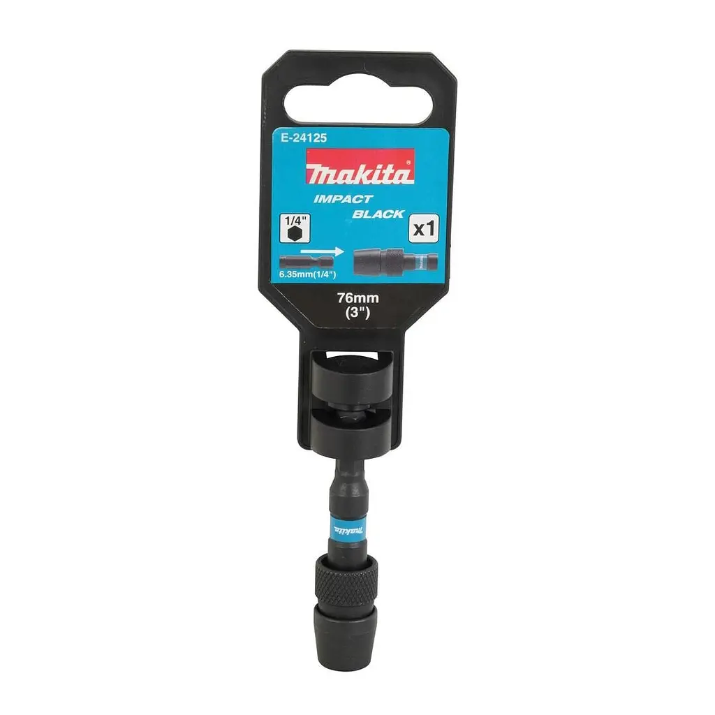 Бітотримач торсіонний з фіксатором 76 мм Makita Impact Black E-24125 - фото 4