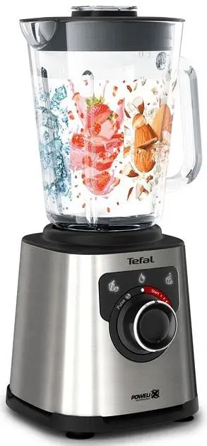 Блендер стаціонарний Perfect mix+ 1200Вт, чаша-1750мл, скло, сталь-чорний Tefal kuh0015565 - фото 5